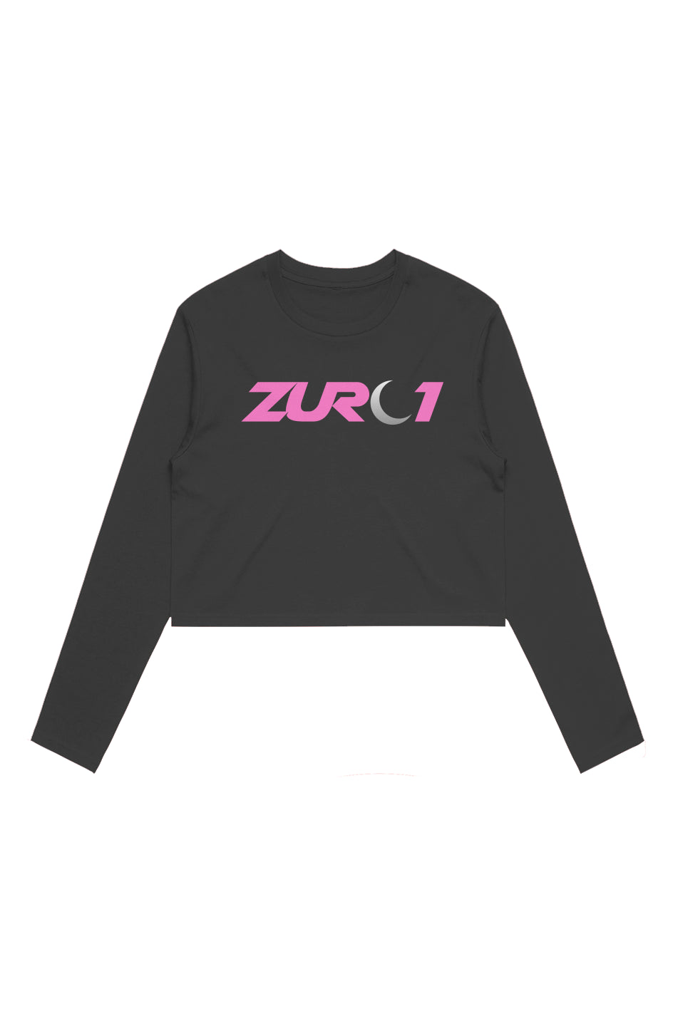 Sporty Pink Crop L/S Tee