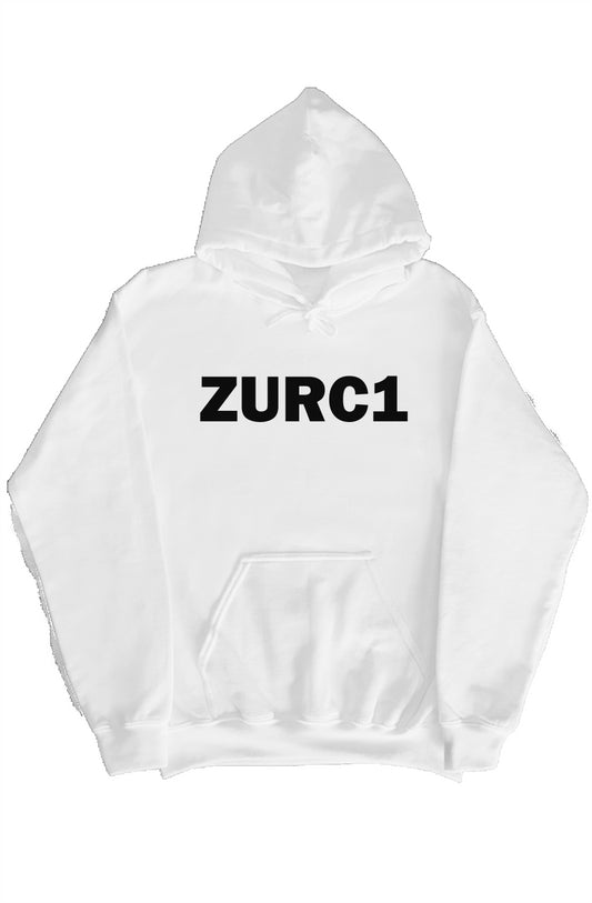 ZURC1 BLACK TEXT HOODIE