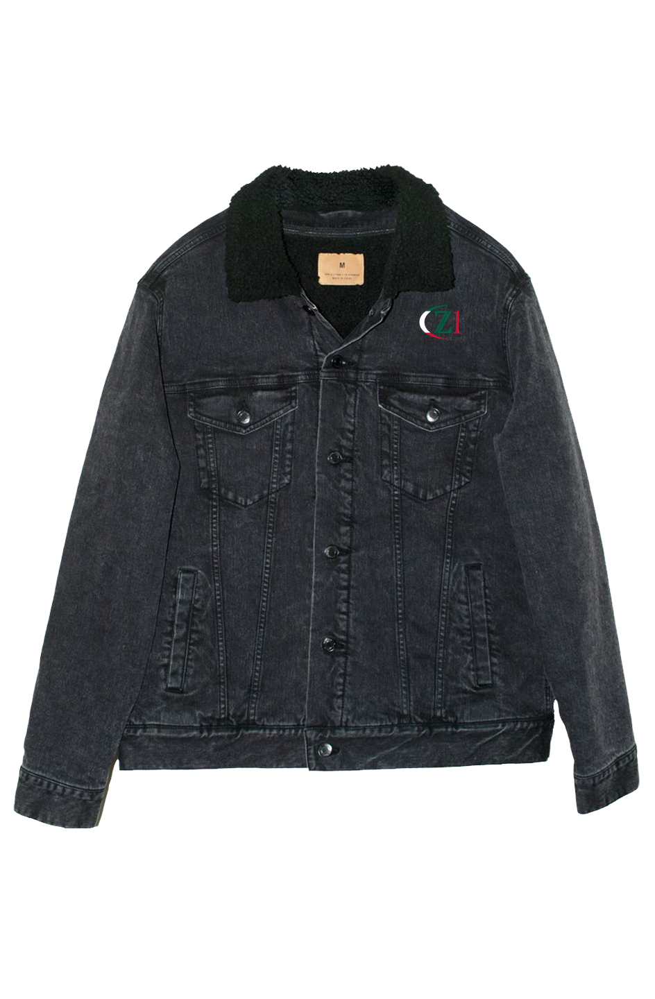 Unisex Sherpa Lined Denim Jacket