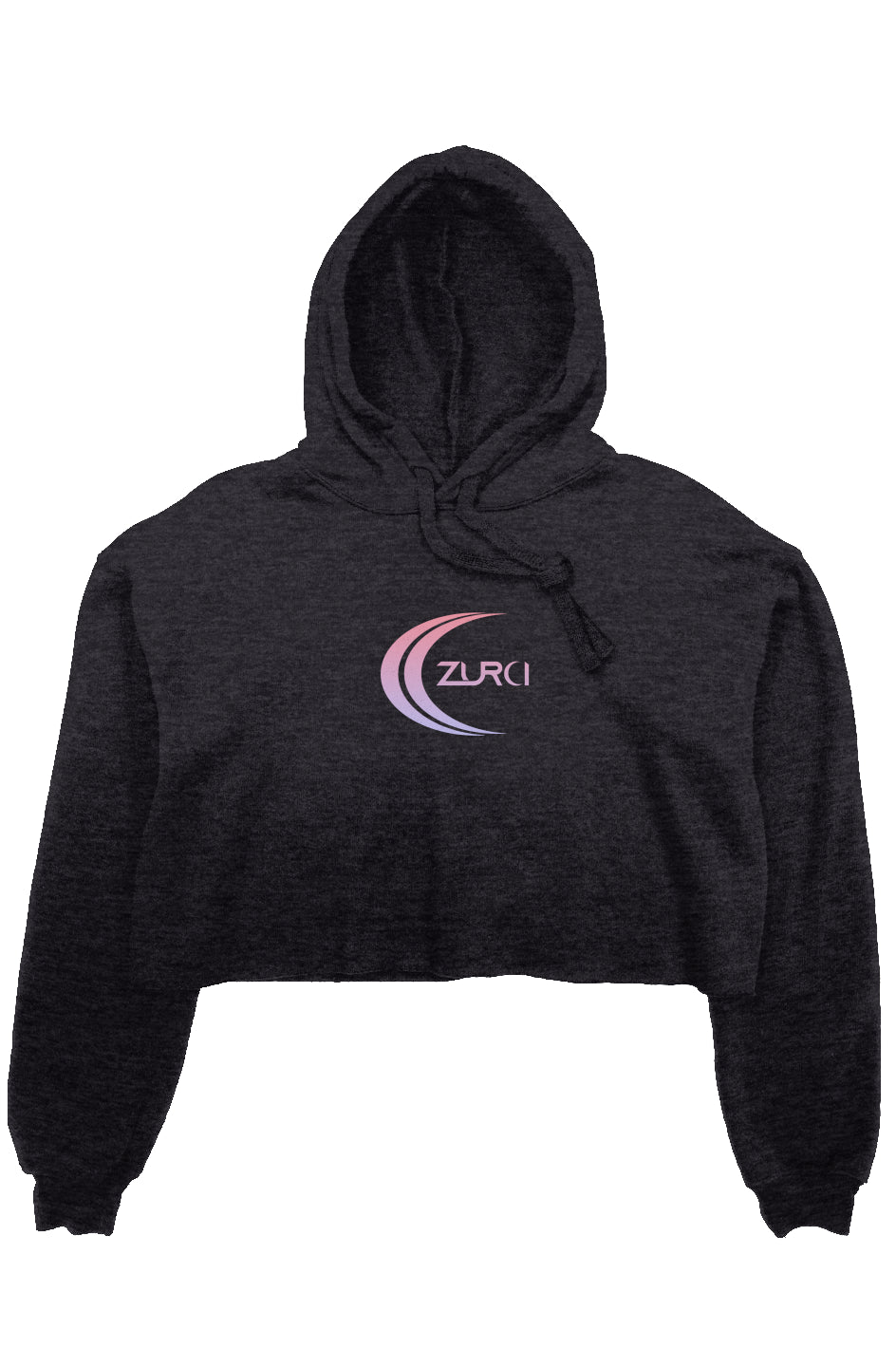 ZURC1-crop fleece hoodie
