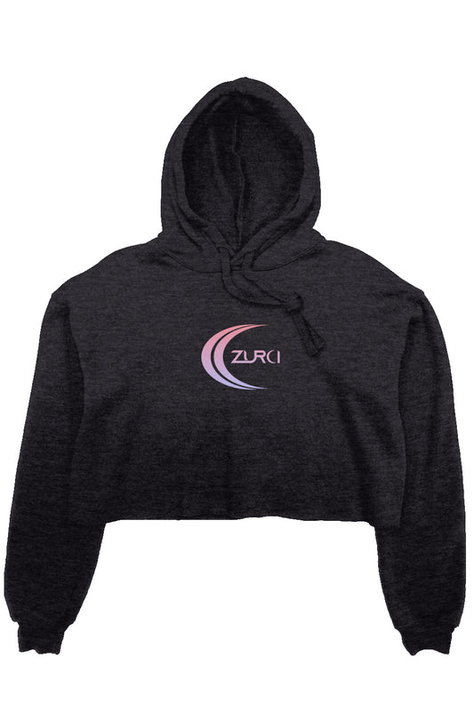ZURC1-crop fleece hoodie