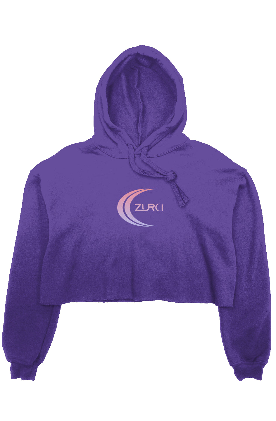 ZURC1-crop fleece hoodie